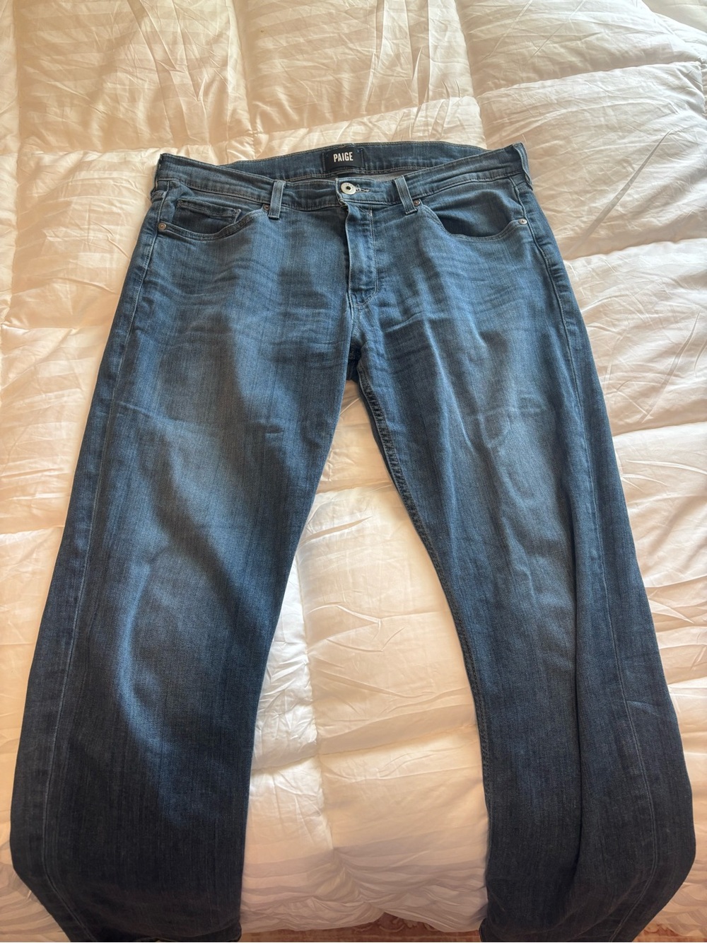 PAIGE Men's Indigo Slim Straight Jeans